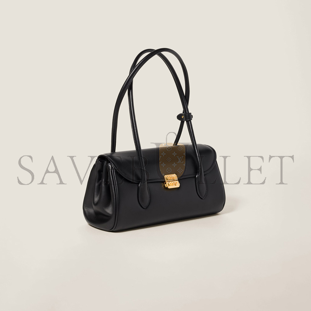 MIU MIU LEATHER SHOULDER BAG 5BD265 (28*16*8cm)